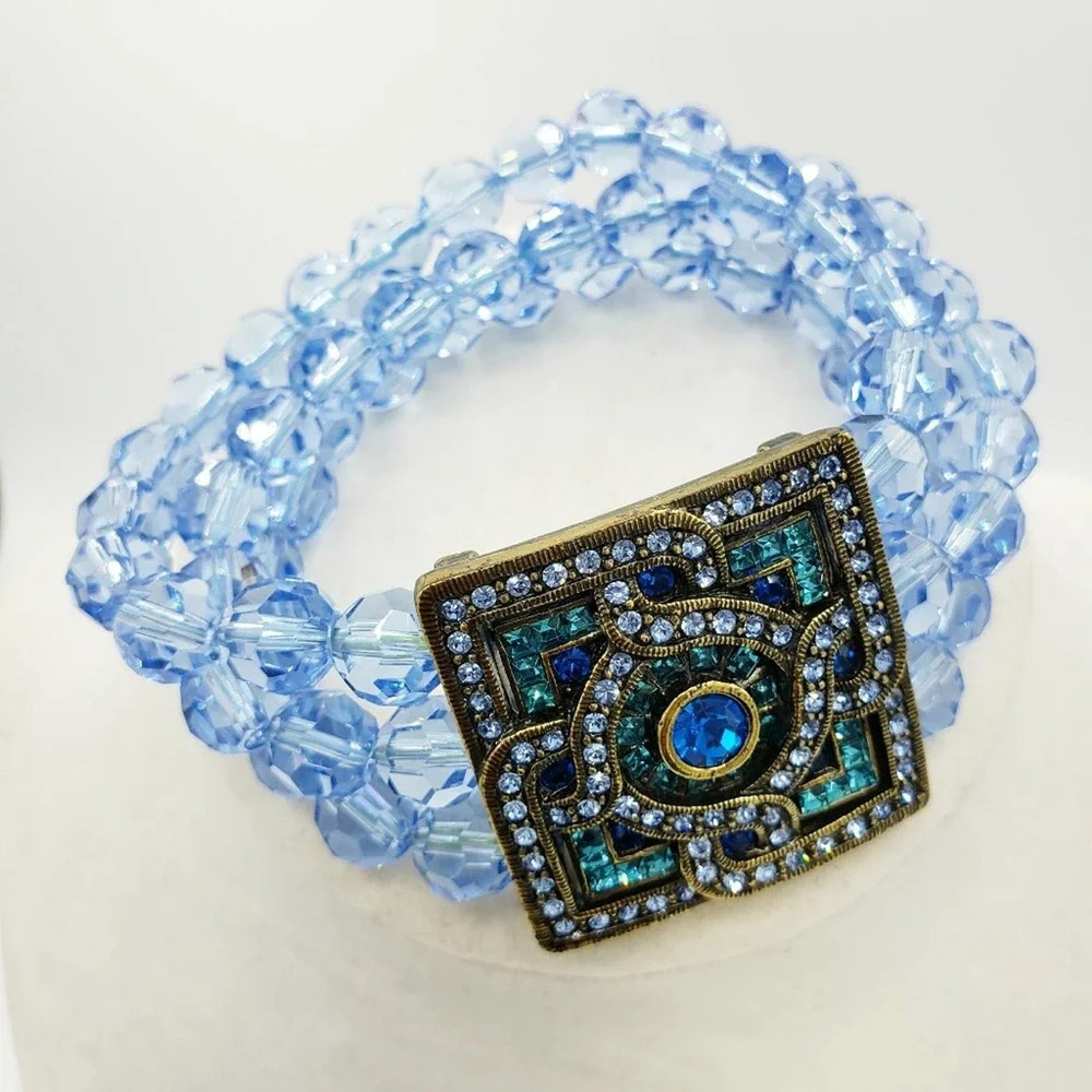 Bracelet & Earrings Set | Beads n Bling Earrings are Clip-On
